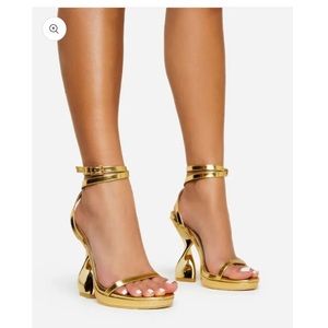 Gold heels